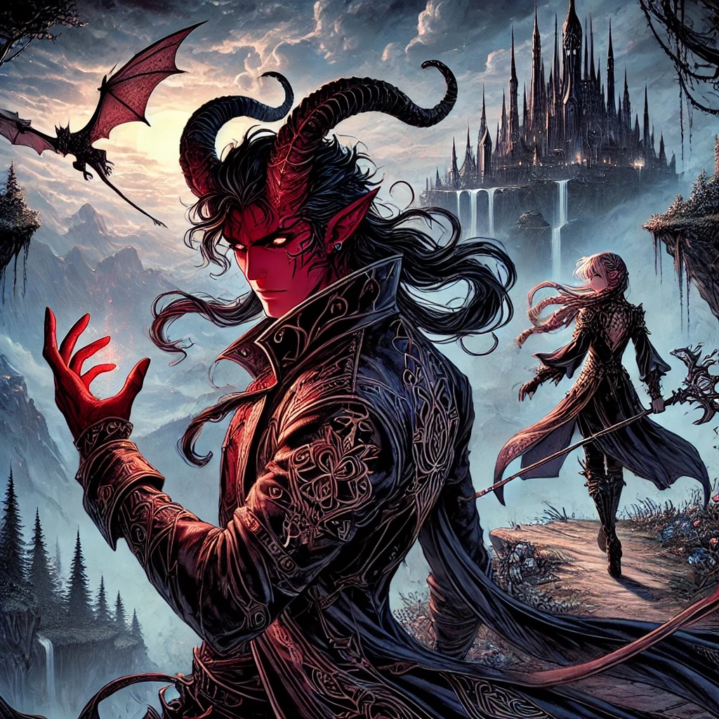 The cover of the Tales of Veldrith book, featuring the character Vestinus